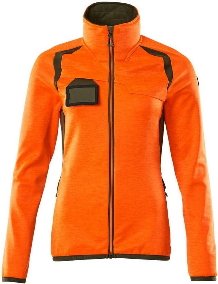 Mascot Workwear Fleecepullover mit Reißverschluss Accelerate Safe hi-vis Orange/Moosgrün