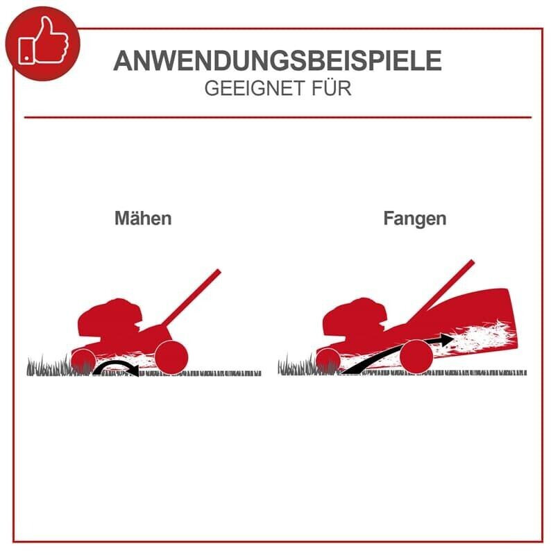 Scheppach Benzin Rasenmäher RM420 3in1 3,3PS 42cm + Öl + 2. Messer ab