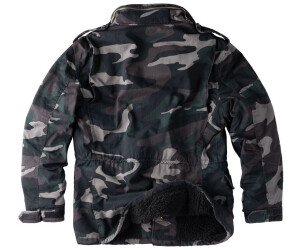 Surplus paratrooper winter jacket olive washed on sale