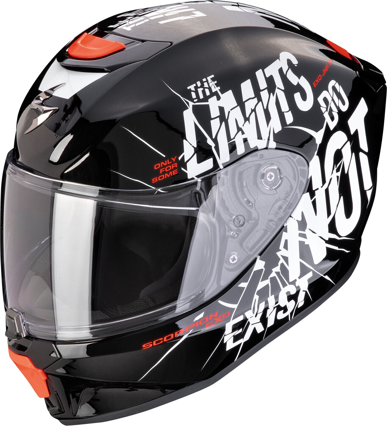 Scorpion EXO-JNR Air Boum noir/blanc
