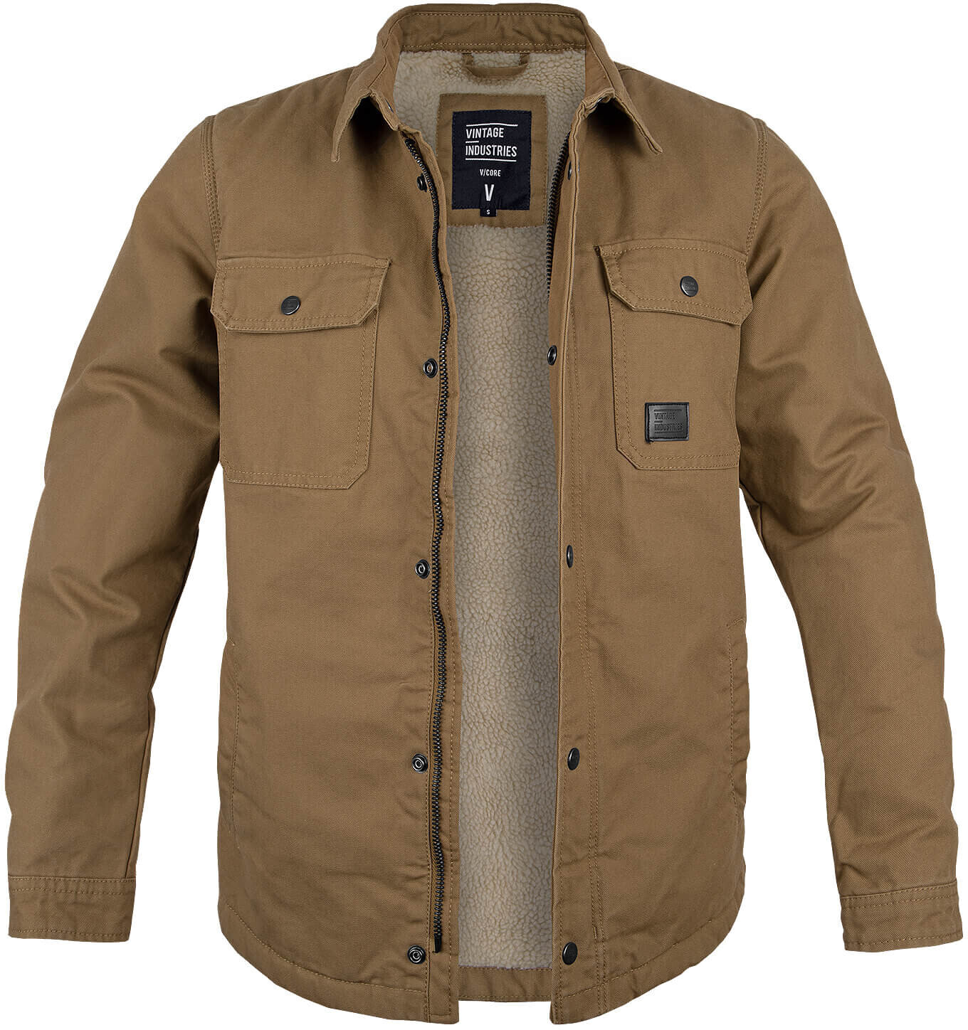 Vintage Industries Dean Sherpa ( 2216) dark tan