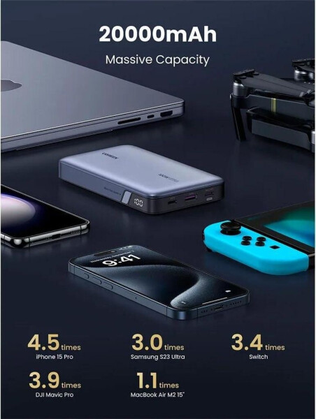 Ugreen 25188 100W Power Bank 20000mAh Powerbank, Bild 12