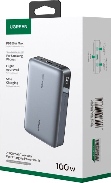 Ugreen 25188 100W Power Bank 20000mAh Powerbank, Bild 3