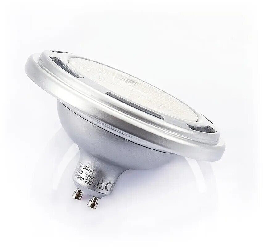 Arcchio LED reflector GU10 ES111 11.5W dimmable 830 silver silver