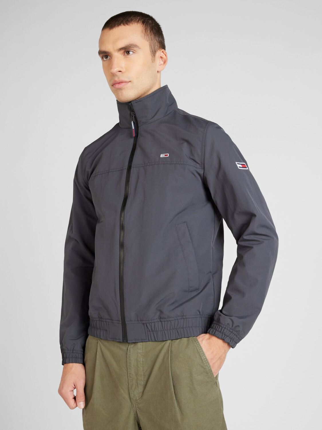 Tommy Hilfiger Essential Bomber Jacket DM0DM15382 grey ab 101 00 Preisvergleich bei idealo
