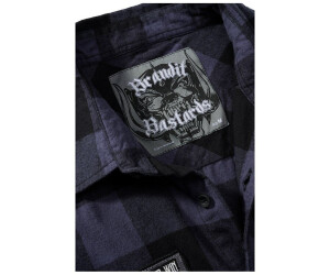 Brandit Checkshirt Camisa, Black/Lead, S para Hombre: .es: Moda