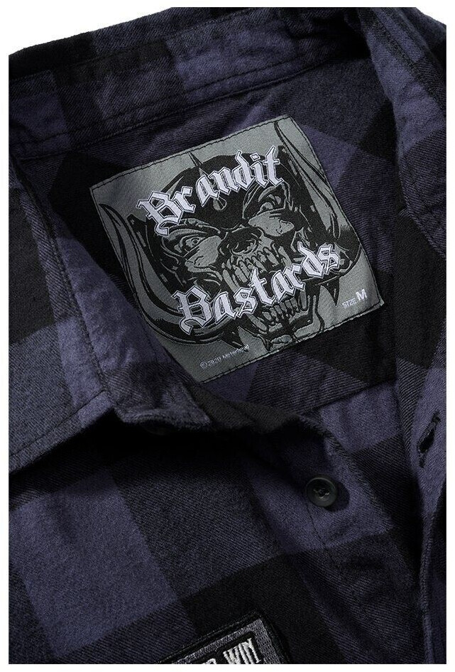 Brandit Checkshirt Camisa, Black/Lead, S para Hombre: .es: Moda