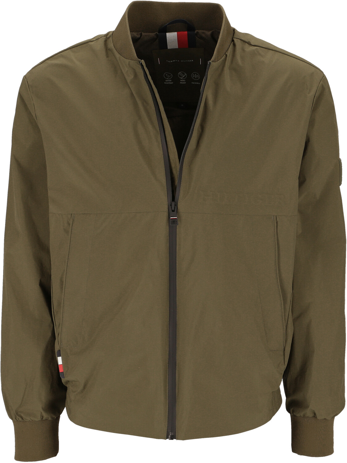 Tommy Hilfiger Water Resistant Portland Bomber Jacket (MW0MW34455) army green
