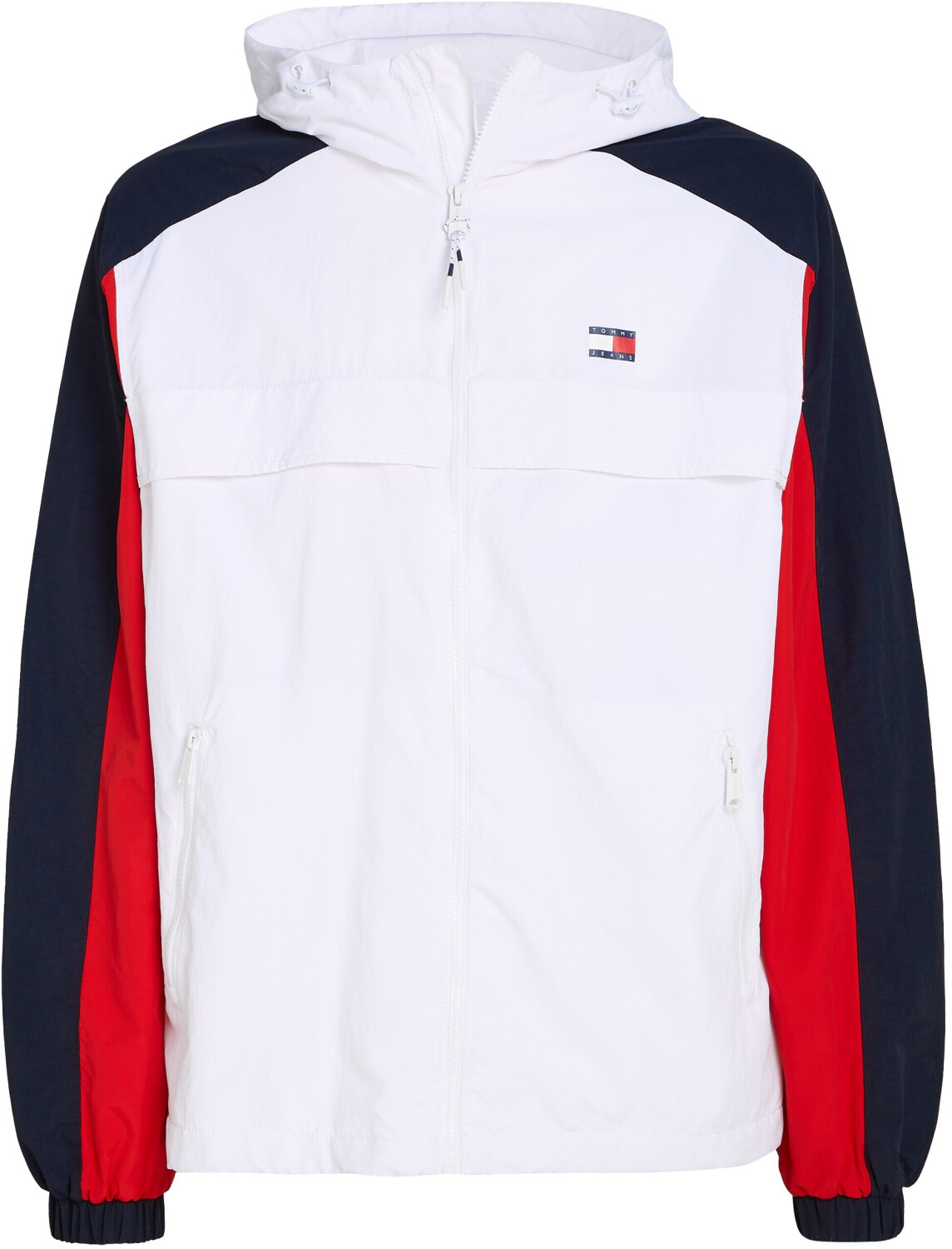 All white tommy hilfiger windbreaker 2025