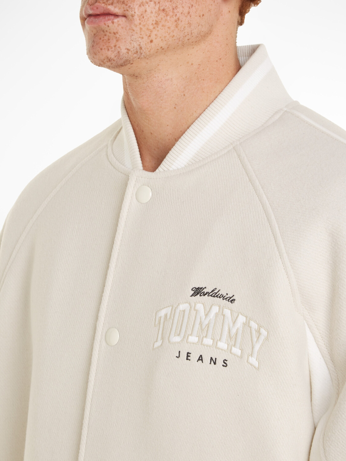 Tommy jeans outline logo store scuba bomber jacket