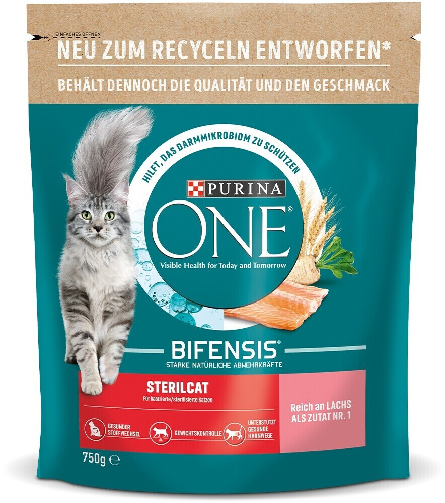 Purina One Bifensis Sterilcat Katze Trockenfutter Lachs und Weizen ab 4,49 € Preisvergleich