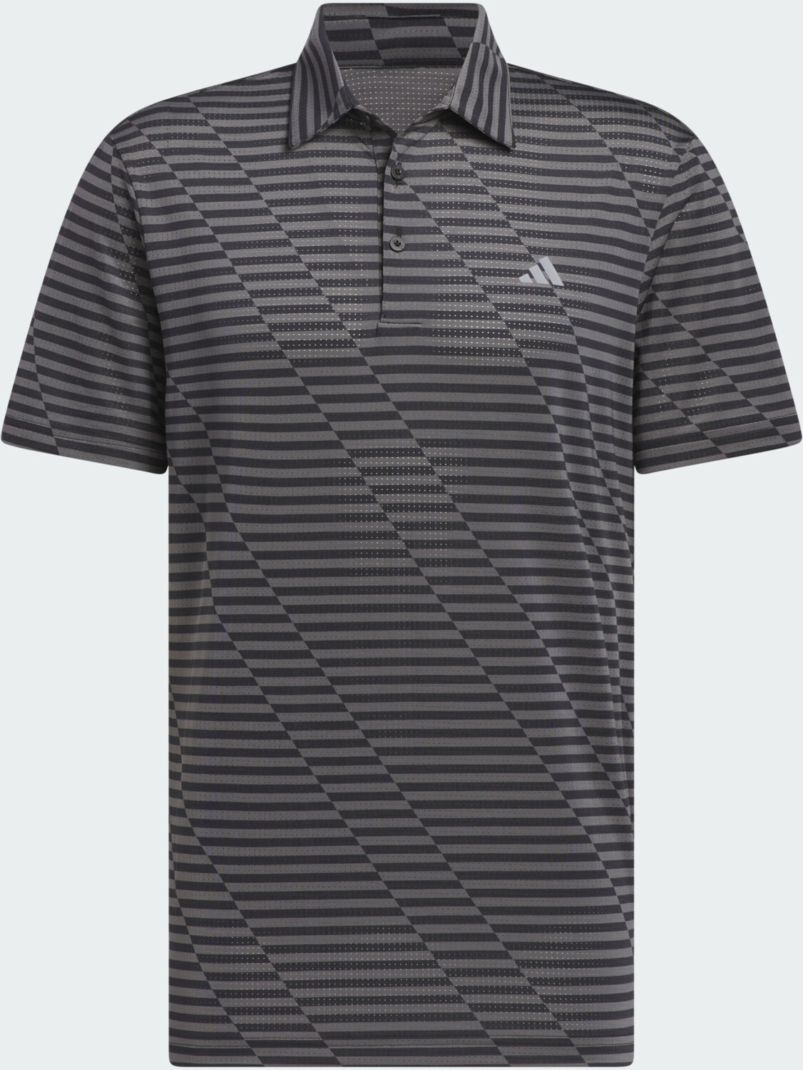 Adidas Ultimate365 mesh print polo shirt (IS8867) black / grey five
