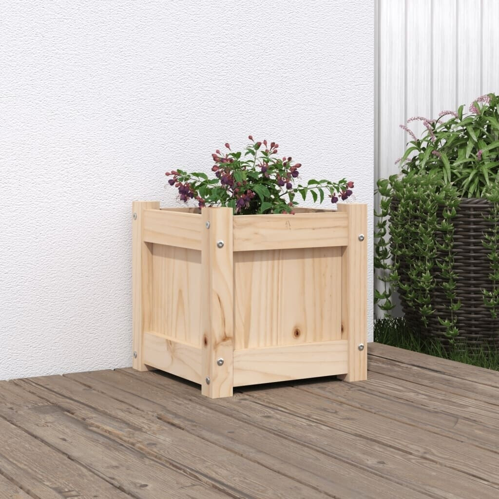 vidaXL Planter 31x31x31cm pine