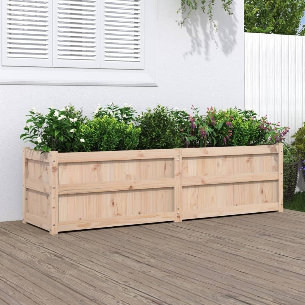 vidaXL Planter 180x50x50cm pine