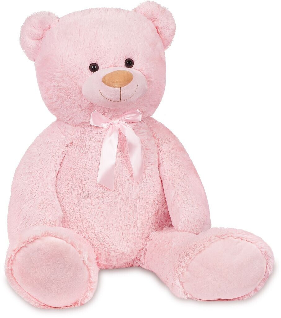Brubaker XXL Teddy bear 100 cm with bow pink
