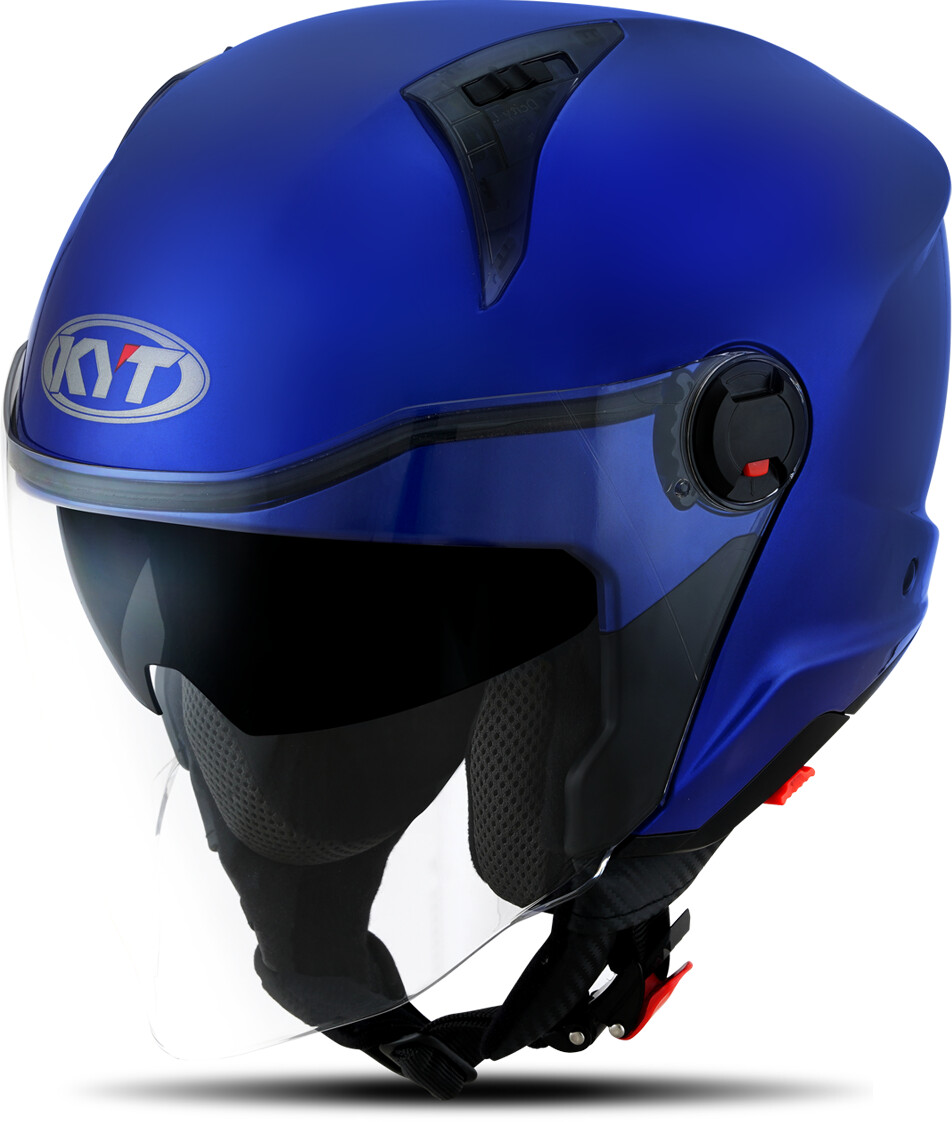 KYT Helmet D-City Plain blue metal