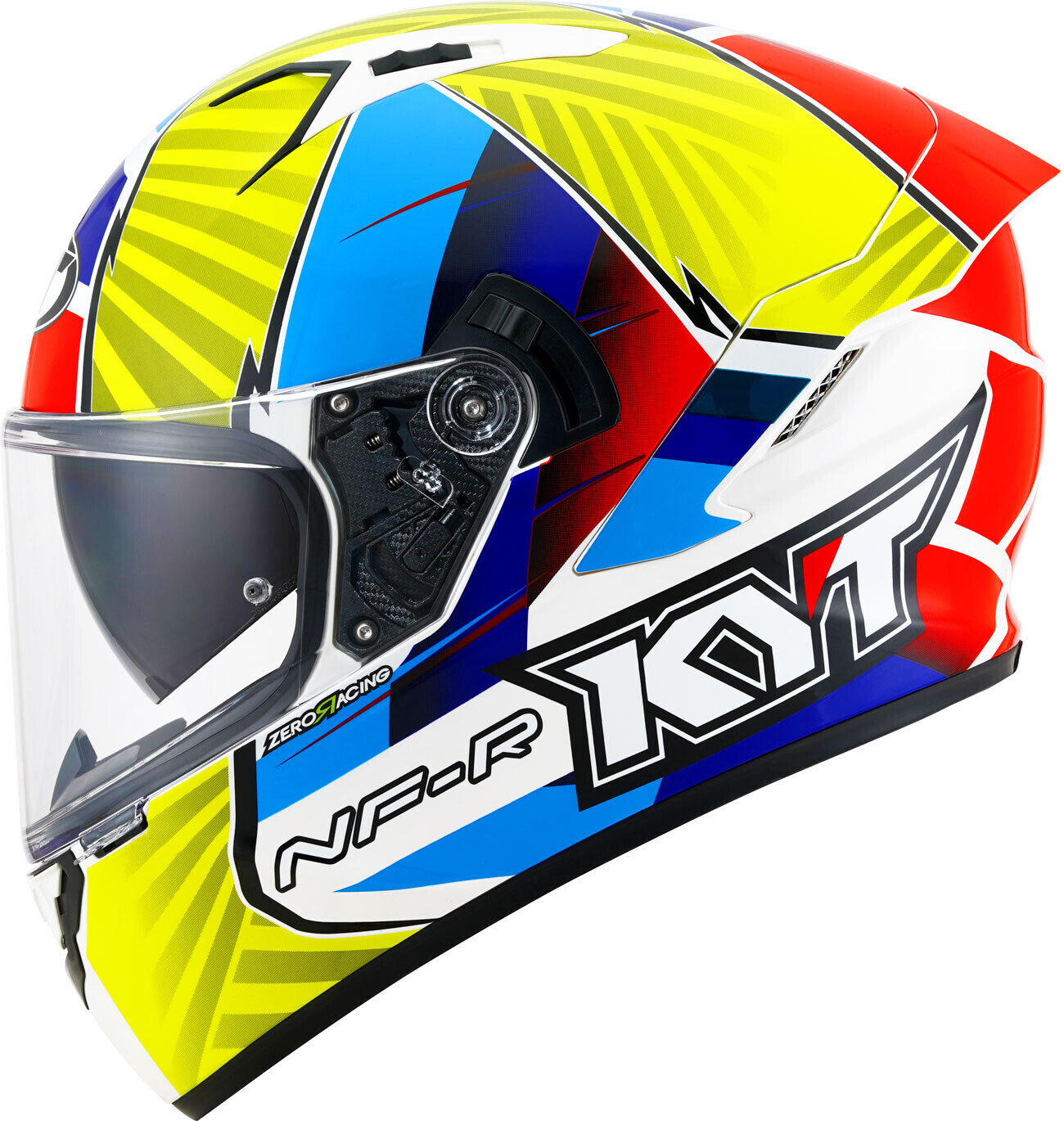 KYT Helmet NF-R Xavi Fores 2021 Replica Original Matt Red/Blue/Yellow