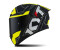 KYT Helmet TT-Course Electron matt black/yellow