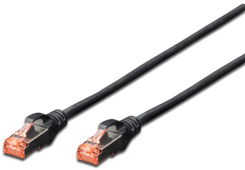 Digitus CAT 6 S/FTP Patchcable 0,5m Black