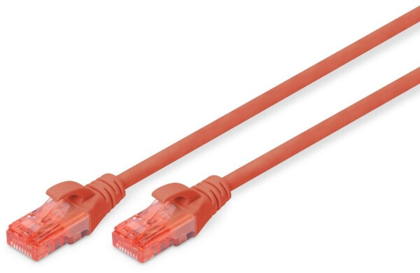 Digitus CAT 6 U/UTP Patchkabel 0,25m rot, Bild 2