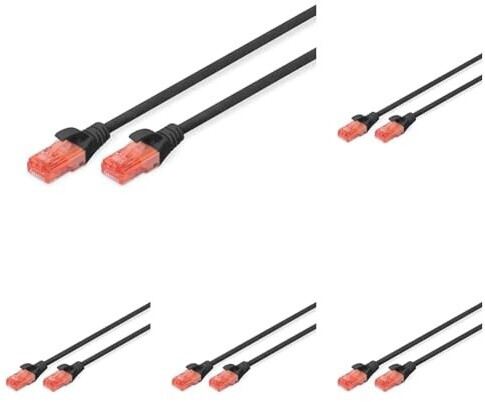 Digitus CAT 6 U/UTP Patchkabel 2m schwarz, Bild 4
