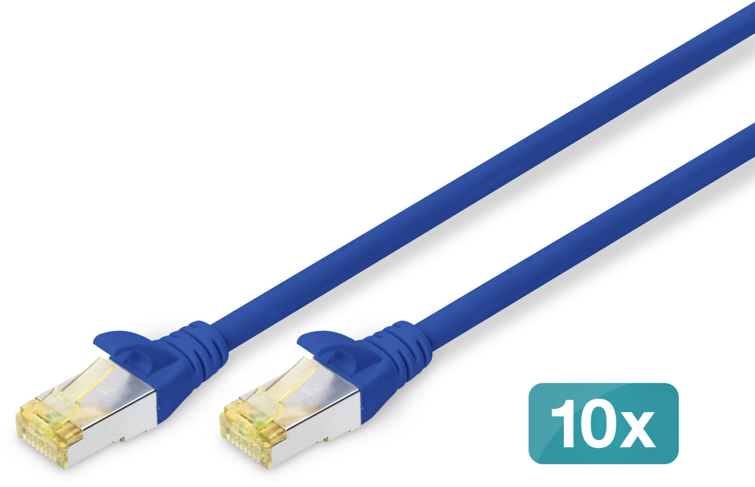 Digitus CAT 6A S/FTP Patchcable 1m Blue