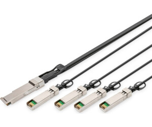 Digitus QSFP+/SFP+ Stacking Kabel 1m schwarz