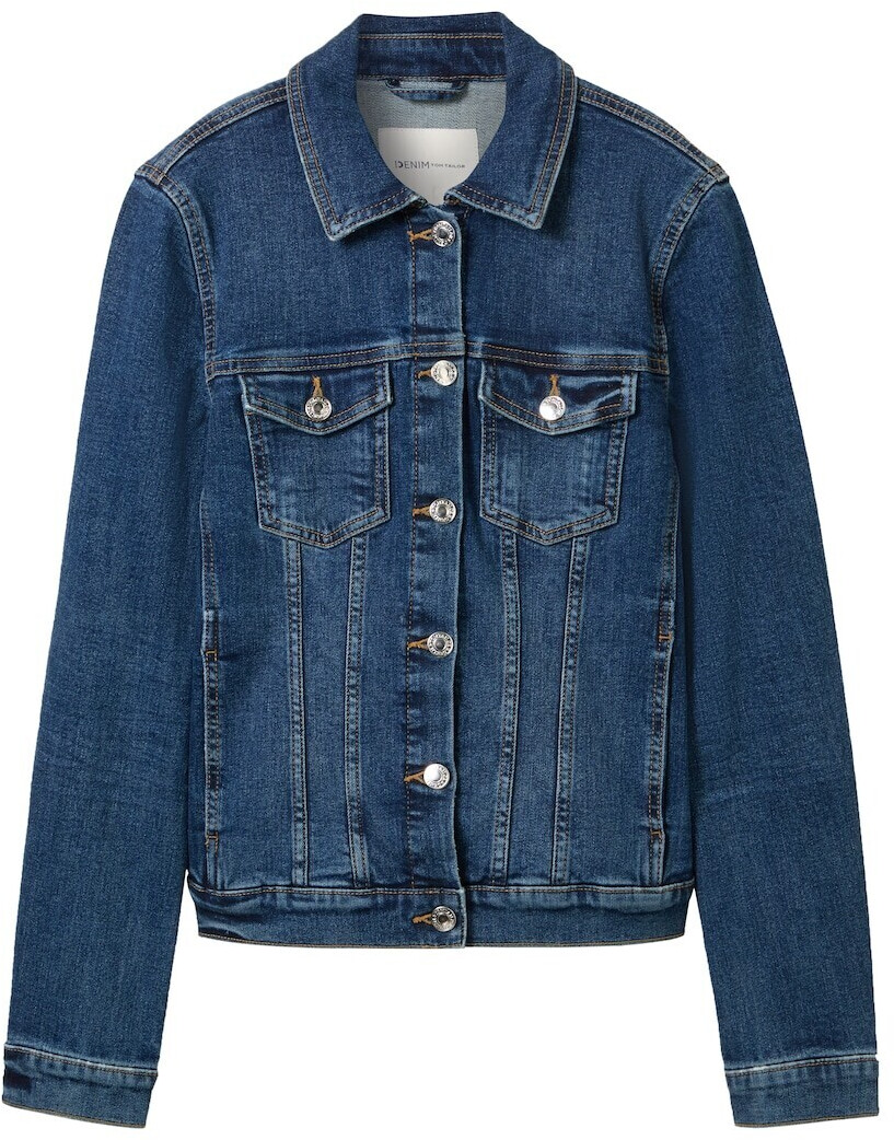 Tom Tailor Denim Denim Jacket With Organic Cotton (1041046) used mid stone blue denim