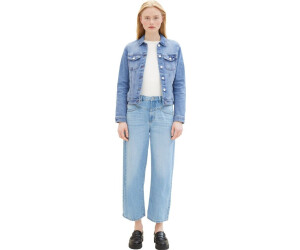 TOM TAILOR Denim Damen Top Mit Bio-Baumwolle – Lässiges Slim-Fit-Top Mit Gekreuzten Trägerdetails