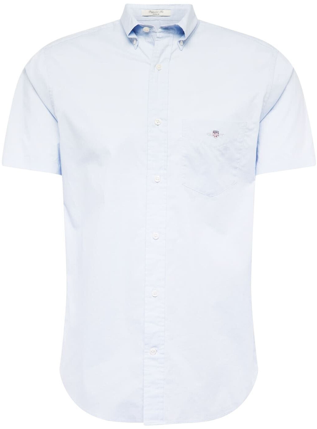 GANT Regular Fit Poplin Short Sleeve Shirt (3000101) light blue
