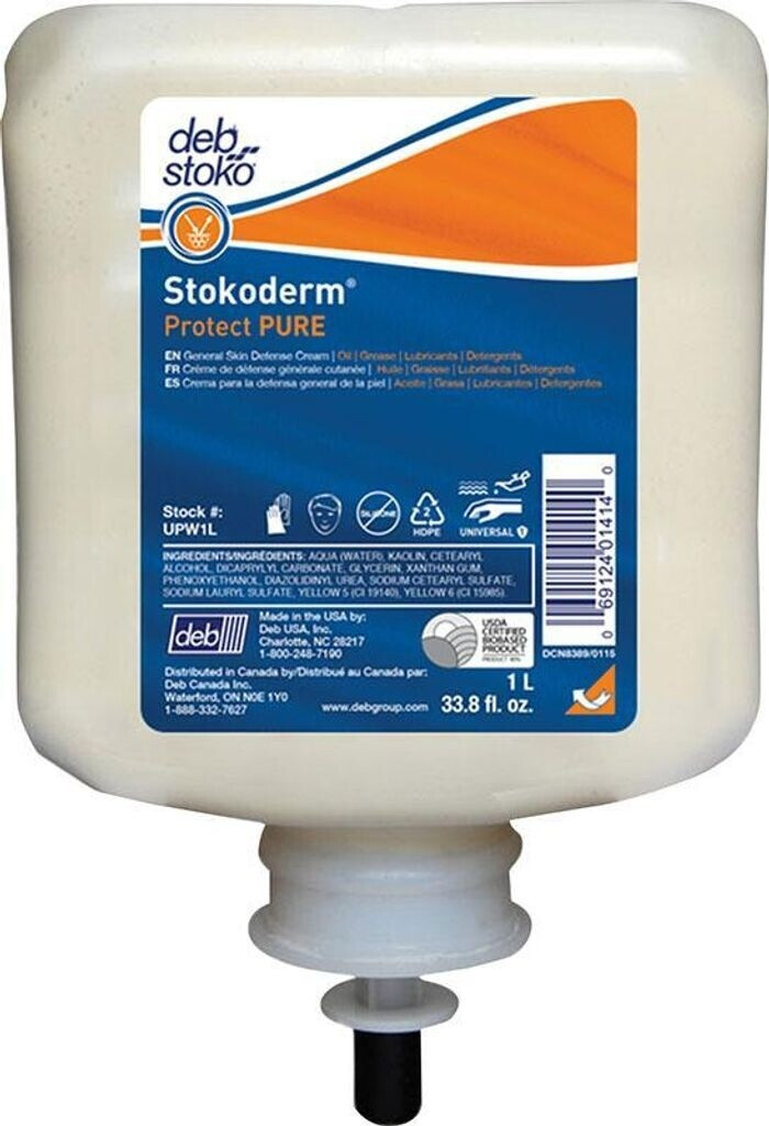 SC Johnson Stokoderm Protect Pure skin cream (1 L)