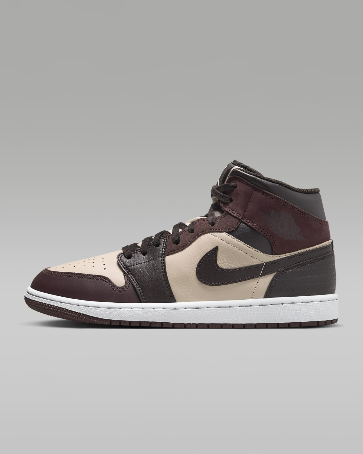 Nike Air Jordan 1 Mid SE velvet brown sanddrift metallic gold earth ab 81 99 Preisvergleich bei idealo