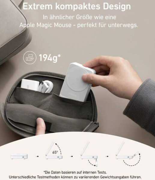 Anker MagGo faltbare 3in1 Kabellose Ladestation Weiß, Bild 8