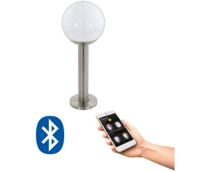 Eglo 33565 NISIA-C LED E27 Außen-Sockelleuchte 9W Ø200mm Edelstahl 