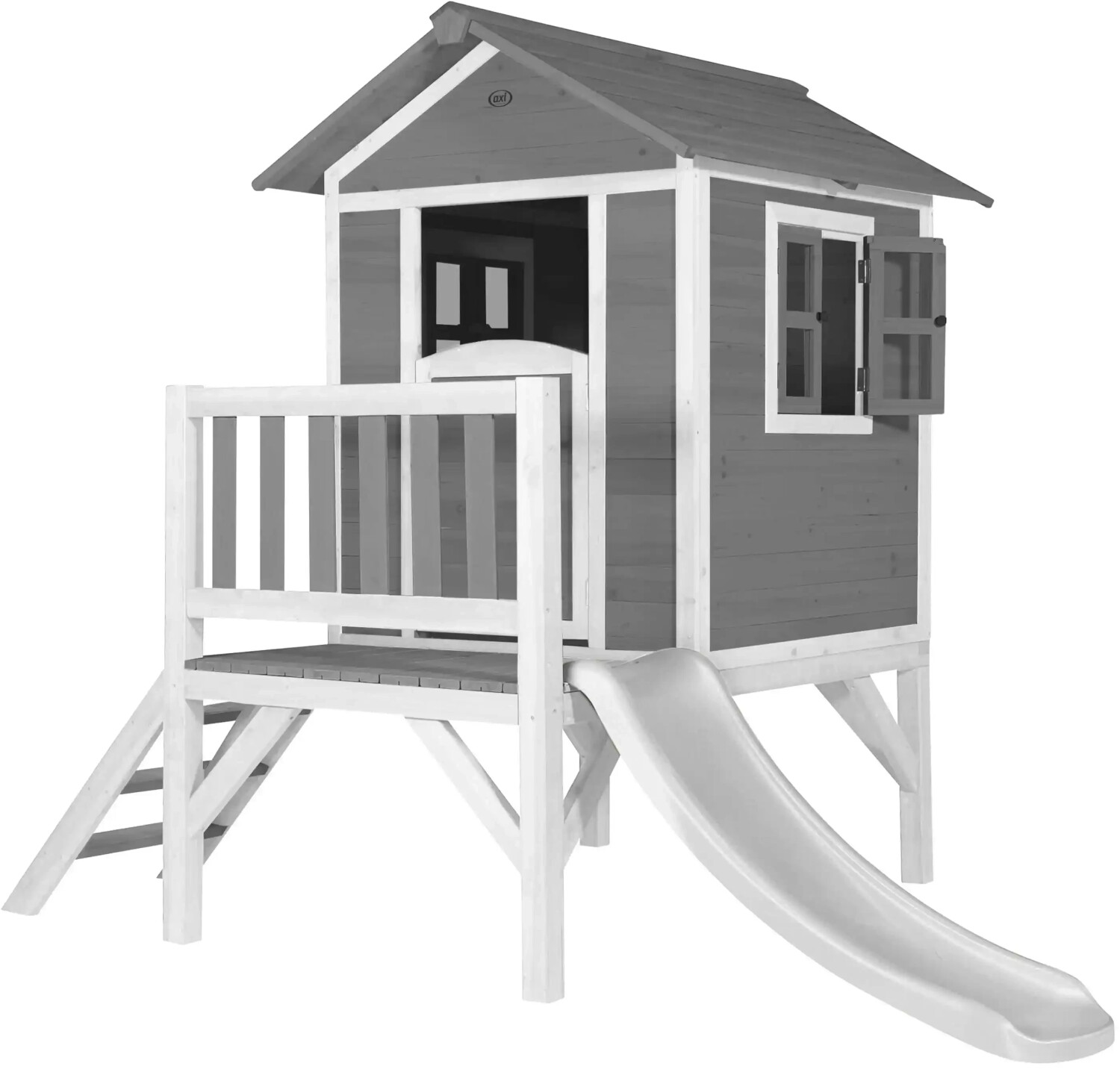 AXI Playhouse Beach Lodge XL with slide white/grey