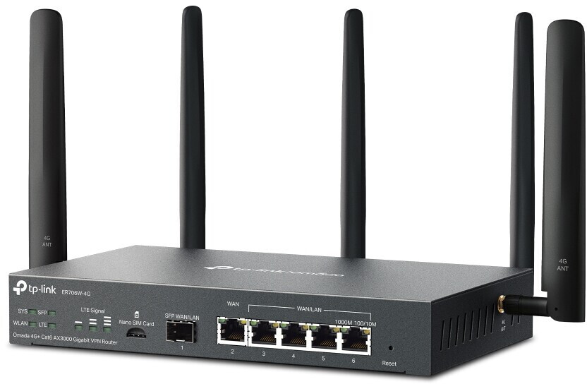 TP-Link ER706W-4G Omada 4G+