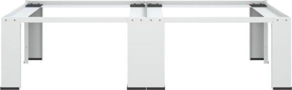 vidaXL Doppel-Untergestell für Waschmaschine und Trockner Weiß 554555, Bild 2