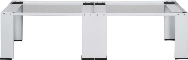 vidaXL Doppel-Untergestell für Waschmaschine und Trockner Weiß 554555, Bild 8