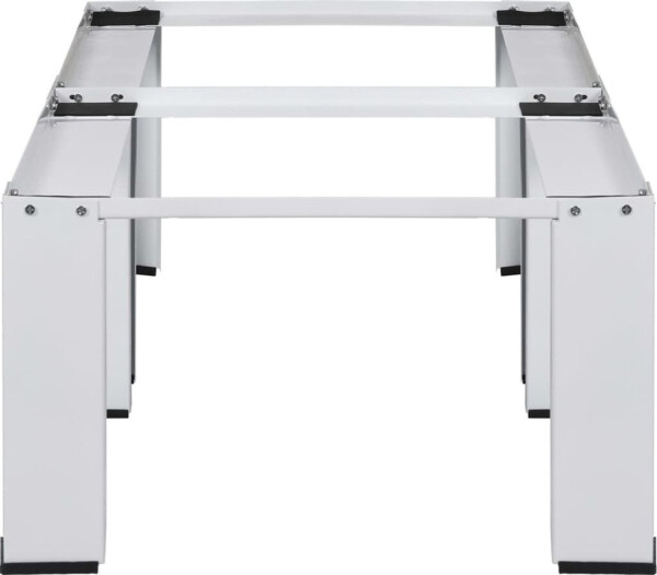 vidaXL Doppel-Untergestell für Waschmaschine und Trockner Weiß 554555, Bild 9
