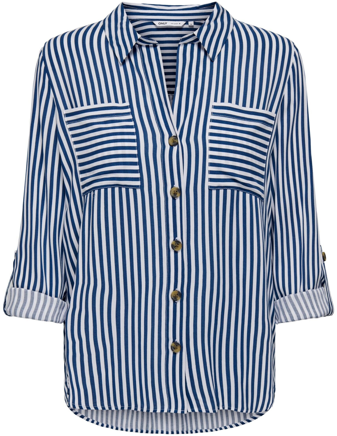 Only bluse gestreift