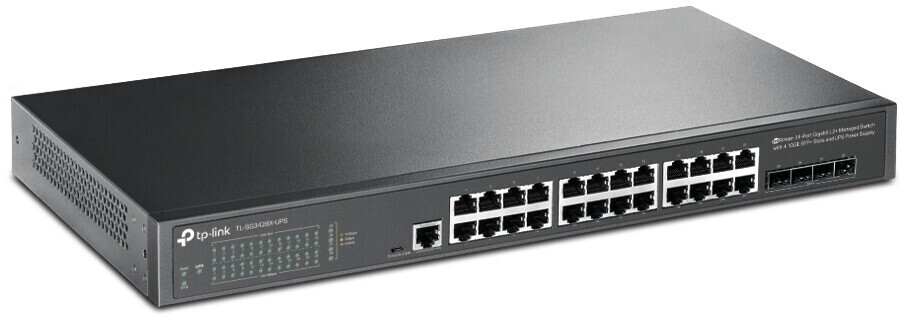 TP-Link JetStream 24-Port Gigabit L2+ Managed Switch (TL-SG3428X-UPS)