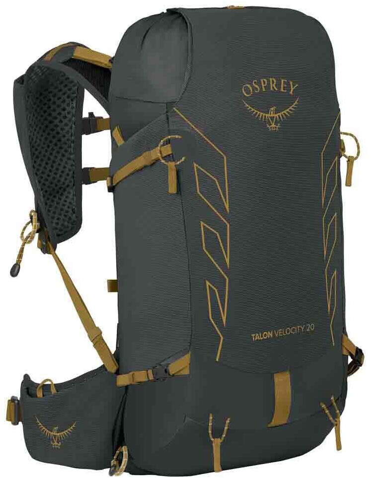 Osprey Talon Velocity 20 S/M dark charcoal/tumbleweed yellow