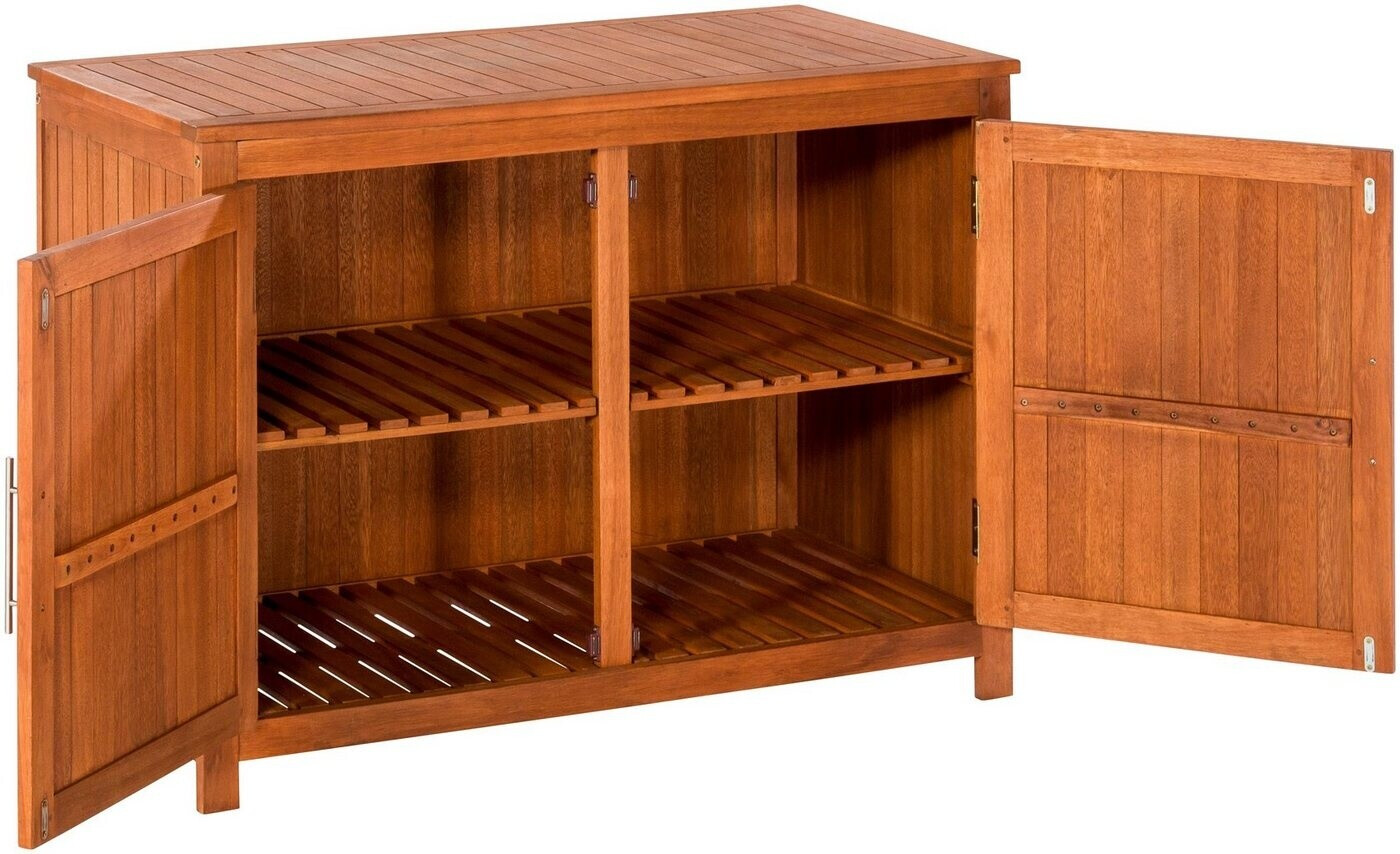 Merxx Gartenschrank Eukalyptus 120x55x85cm natur ab 331,71