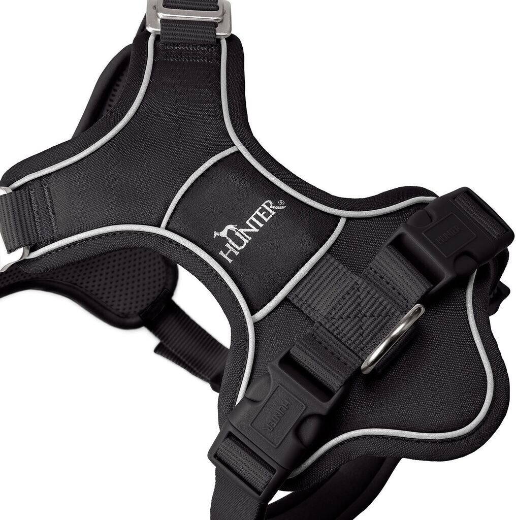 HUNTER Harnais pour chien L-XL 2.5cm Black HUNTER Harnais pour chien L-XL 2.5cm Black