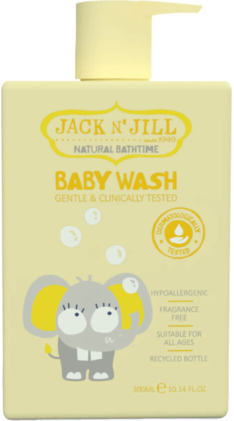 Photos - Shower Gel Jack N' Jill Jack N' Jill Natural Bathtime Baby Wash (300ml)