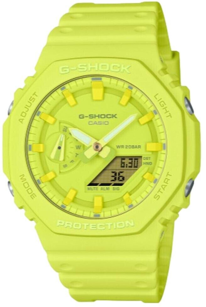Photos - Wrist Watch Casio Watch Man GA-2100-9A9 yellow 
