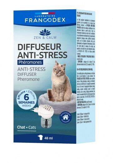 Francodex Zen & Calm Diffuseur anti-stress pour chats et chatons (48 ml)