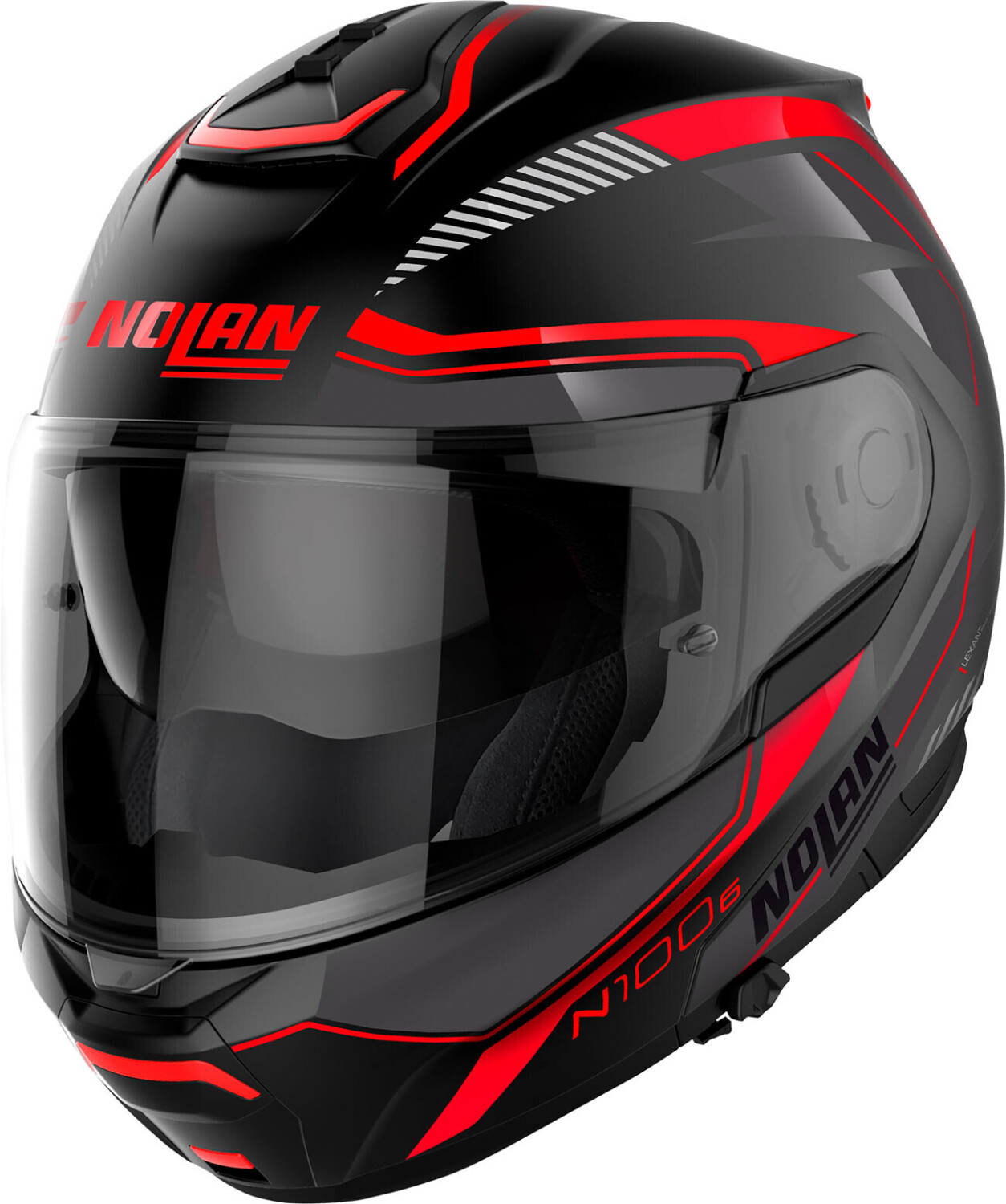 Nolan N100-6 Surveyor N-Com noir/rouge/blanc