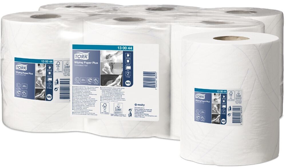 Tork 130044 Premium multi-purpose cleaning roll 2-ply white (6 pcs.)