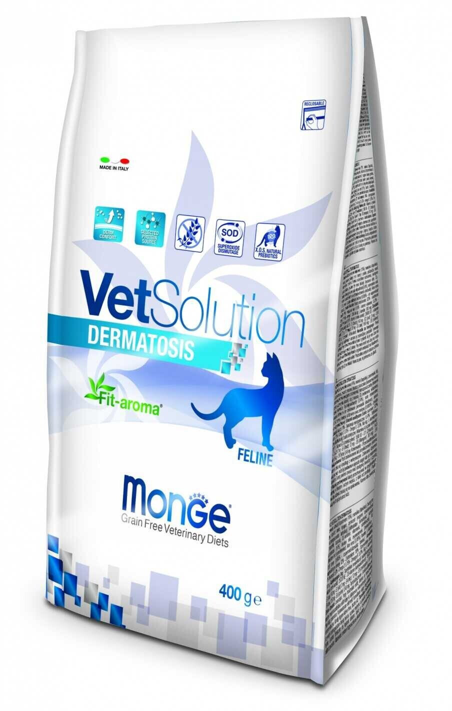 Monge VetSolution Dermatosis croquettes pour chat (1,5 kg)